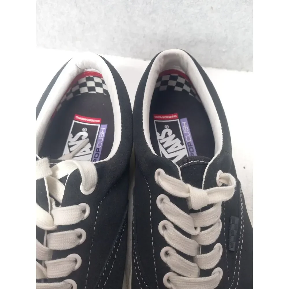 Vans Skate Era Lace Black Marshmallow Shoes Suede Mens Sz 6.5 /Womens Sz 8